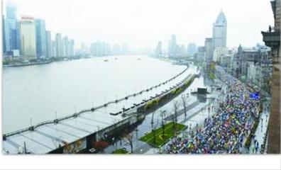 奔跑的上海:魅力賽道展現(xiàn)城市美景(組圖)